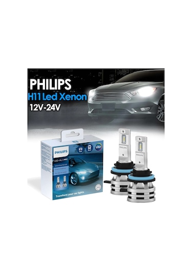 Philips Led Xenon Şimşek Etkili H1-H3-H4-H7-H11 12V/24V Beyaz 503776281