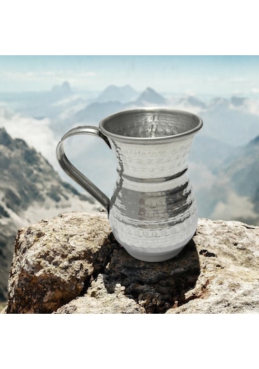 Alüminyum Ayran Bardağı, Büyük Boy, Bakır Görünümlü Bardak, Alümi