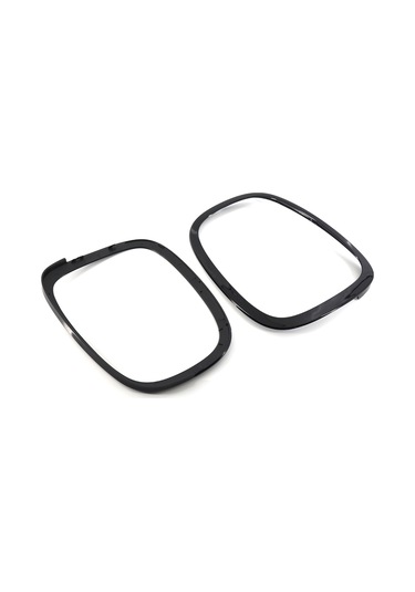 Yaozixa Bmw Mini F55/f56/f57 2014-2021 Arka Lambalı Abs Siyah Dekoratif Çerçeve 2 Adet