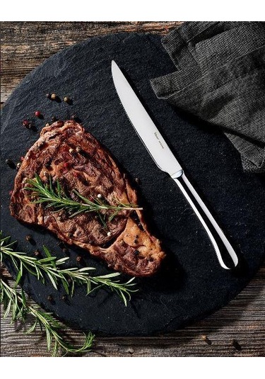 Hisar Monaco Steak 6lı Çelik Bıçak Seti Inox