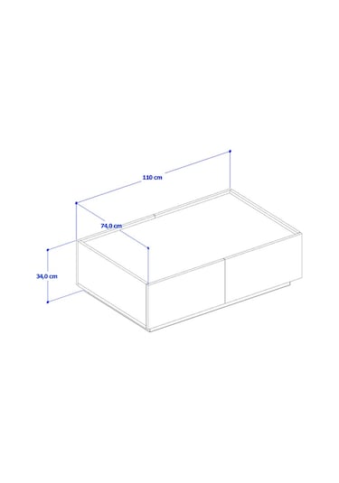 Vega Orta Sehpa - Atlas Çam - Antrasit