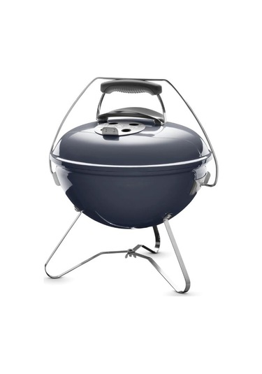 Weber Smokey Joe Premium 37 Cm Parlak Siyah Emaye Tuck-n-carry Kapak Kilidi Portatif Kettle -126 Siyah