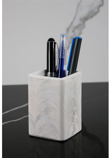 4 Parça Kartvizitlik Ofis Seti Kalemlik Bloknot Aksesuarları