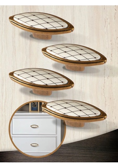 Metalheart Mobilya Kolları 4 Adet Eski Bronz 378673289 Bronz Rengi