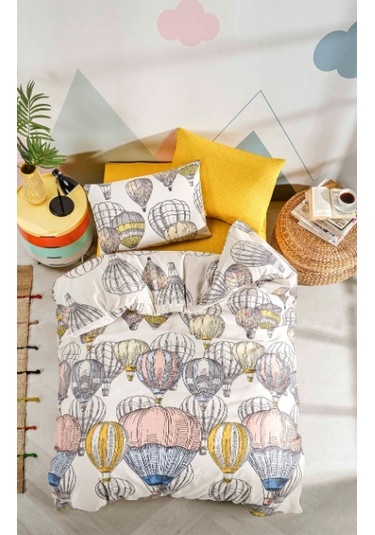 Tabu Home  Kapadokya Balon Krem Tek Kişilik Nevre