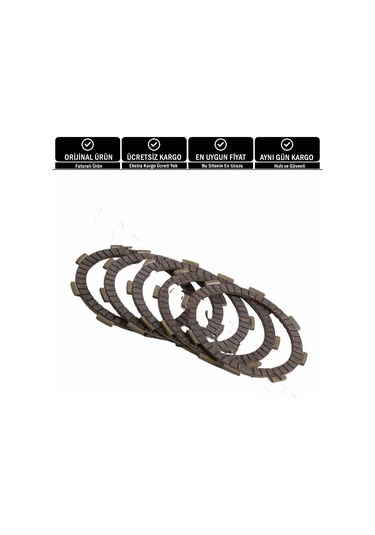 Monero Cg - Ybr - Cbf - 250 Chopper Debriyaj Balatası Takımı 5Li