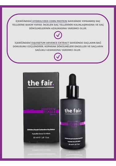 the fair. Drone-Targeted Biotin Dökülme Önleyici Vegan Saç Serumu %1 Hyalufiller Drone + Biotin 50 ML
