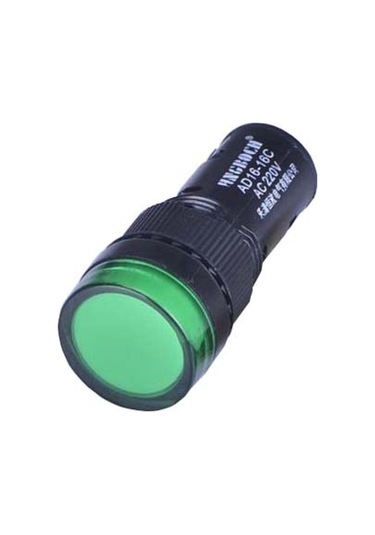 Gwest Ad116-16c-220-yş ,220vac Yeşil M16 Sinyal Lamba