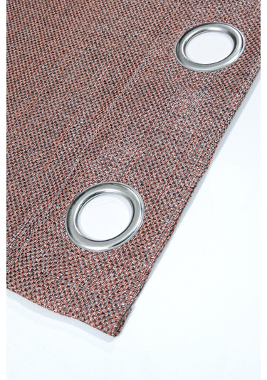 Prato Halkalı Fon Perde Kiremit 140x260 Kiremit