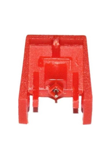 Flybuy Plak Çalar İğne Safir Uçlu Seramik İğne - Kırmızı - Fonograf İçin Yed Adet