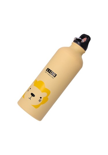 Sevimli Hayvan Yaratıcı Hediye Açık Hava Taşınabilir Spor Bisiklet Kamp Yürüyüş Bisiklet Okul Çocuklar Su Şişesi Ed3q81 Sarı