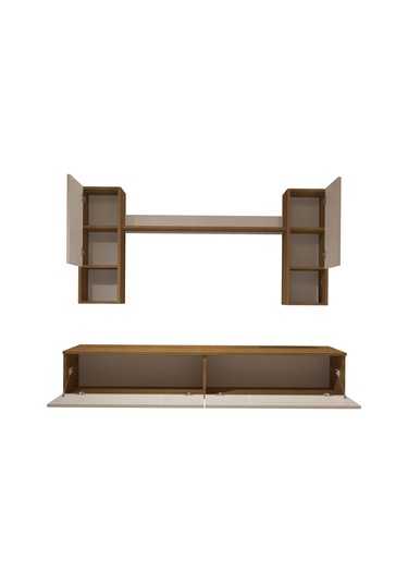 Decoraktiv Eko 5da Mdf Std Tv Ünitesi Tv Sehpası Pera - Beyaz