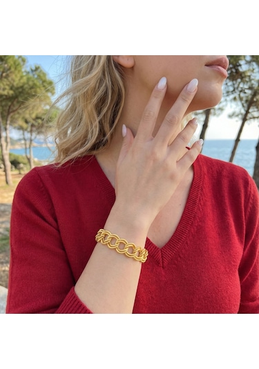 Altın Kaplama Kadın Bileklik Samanyolu Model-blk-1121 Altın