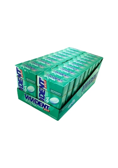 Vivident Xylit Extra Nane Aromalı Sakız Box 20 x 21 G