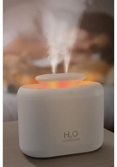 3.3 Litre Hava Nemlendirici Ultrasonik Aroma Buhar Makinesi Çift Sprey Aroma Difüzörü Led Işıklı