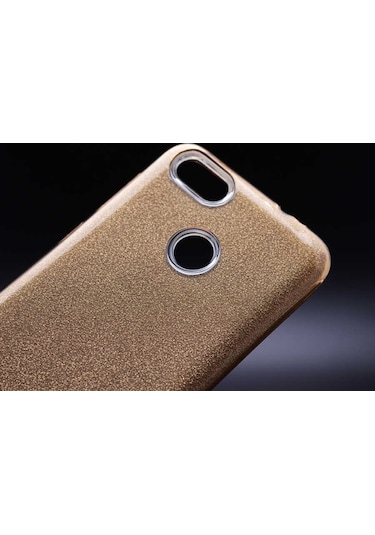 Huawei Y7 2018 Kılıf Zore Shining Silikon Mavi