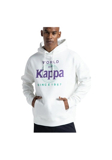 Kappa Erkek Sweatshirt Authentic Ageo 321r26w Beyaz
