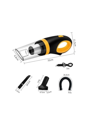 Besthome1 Tcherchi Kablosuz Usb Şarj Edilebilir Elektrikli Araç Süpürgesi, Yüksek Güçlü, Hızlı Şarj, Uygun Hafif Kullanıcılara