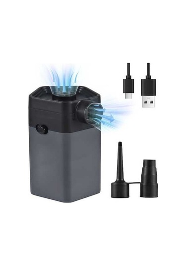 Artfulabode Yatak, Taşınabilir Şişme Şişirme/indirme, Şişirme Pompası Nozul Kablosuz İlaveli Hızlı Havuz Geeroyoo Çift Botu, 6000pa - Cf