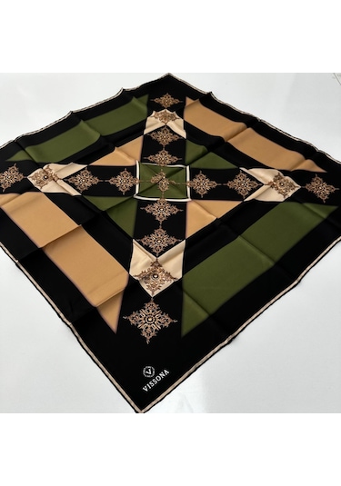 Vissona Twill İpek Eşarp Ipk6002-31670 Çok Renkli