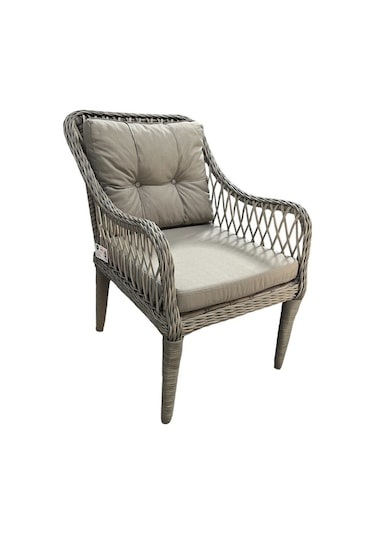 Tu Tienda Medya 6 Sandalyeli Bahçe Balkon Mutfak Masa Takımı,gri Gri