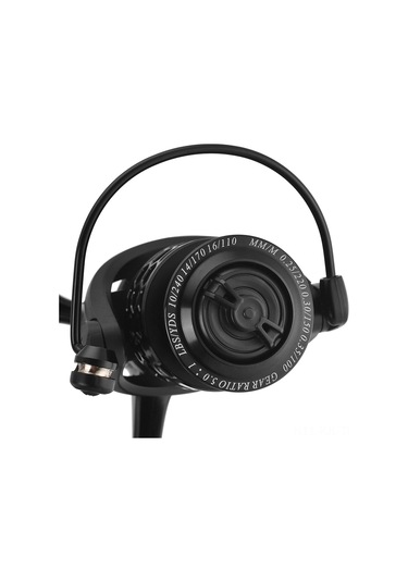 Gajeena Kömürcü Gönüllü Metal Ağ İskeleti Siyah Spinning Makinesi 2000 Tipi - 13+1 Tekerlekli 5.2:1 Dişli Oranı Balık Tutma Aleti