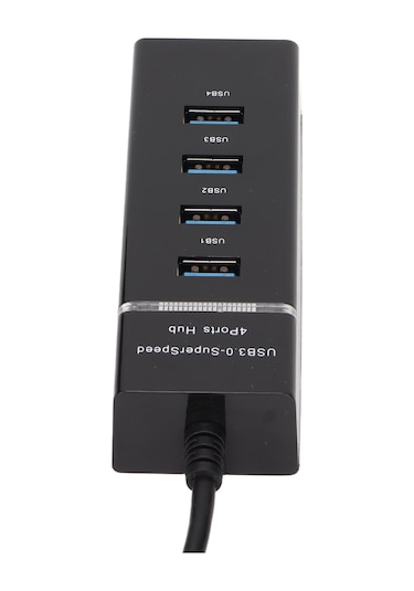 Ximistore9 4 Port Usb 3.0 Hub, 5gbps Hızlı Veri Transferi, Otomatik Kurulum, Taşınabilir Abs Tasarım, 7 Katlı Koruma, Windows/mac/linux Uyumlu