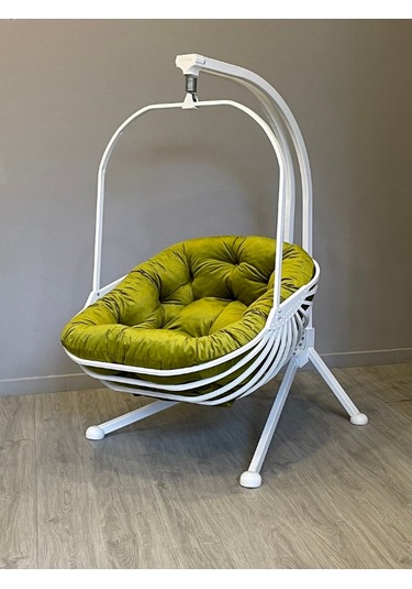 Murtiko Ev Bahçe Ofis Teras Balkon Lüks Minderli Hamak Salıncak