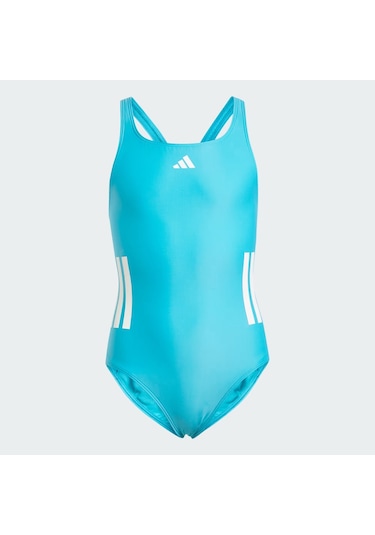 Adidas 3-stripes C-back Kız Çocuk Mayo Jn6587 Mavi