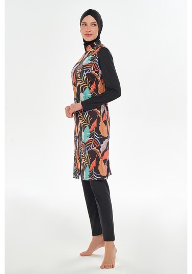 Tam Kapalı Tesettür Mayo 3302 Siyah Siyah