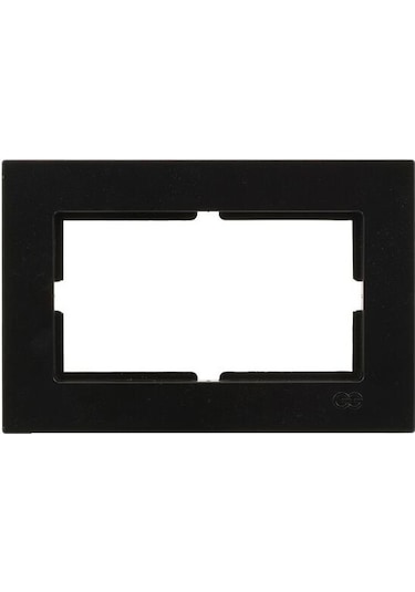 Günsan Eqona M. Siyah İkili Priz Çerçeve 01403400000178