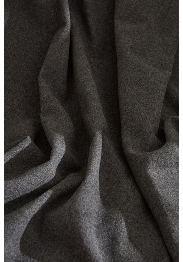 Karaca Home Flanel Throw Tv Battaniyesi Koyu Gri