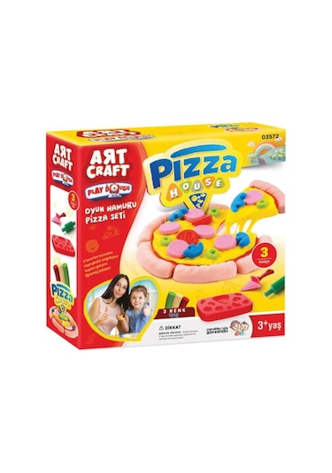 03572 Dede. Pizza Seti Oyun Hamuru 150 Gr / +3  Yaş