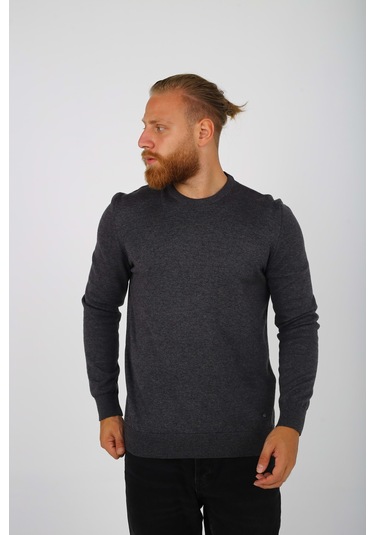 Erkek Brango Sıfır Bisiklet Yaka Triko Kazak 001