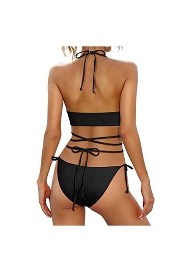 Deep Beach Bağlama Detaylı Bikini Takım Db200780bt 001