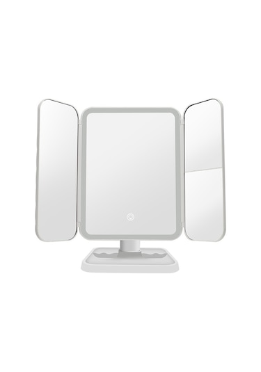 Ctbx 430 Üç Taraflı Katlanır Led Makyaj Aynası