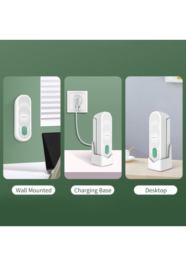 Moveevo Usb Şarjlı Duvar/masa Tipi Zaman Ayarlı Oto Oda Kokusu Makinesi - Yeşil Yeşil