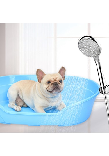 Suntek Kedi Yatağı Banyo Sakinleştirici 57cmx37.6cmx14cm-mavi