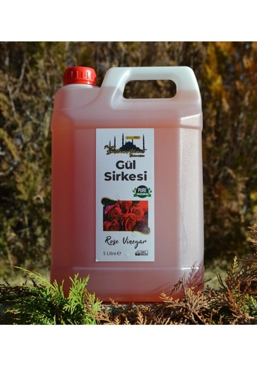 Gül Sirkesi 5lt %100 Katkısız Doğal