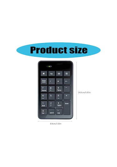 23 Tuşlu Mekanik Klavye Tek Elle Kullanılan Klavye Sayısal Usb Klavye