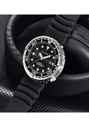 AtlasX Diver Quartz 100M Su Geçirmez Tasarım Erkek Kol Saati