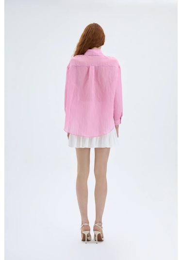 Quzu 25ygml00188 Gömlek Pembe Pembe