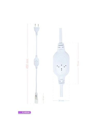 ACK Neon Hortum Fişi