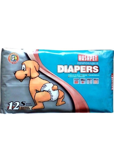 Hushpet  Diapers Ultra Emici Köpek Pedi S 12'li 31 x 46 CM