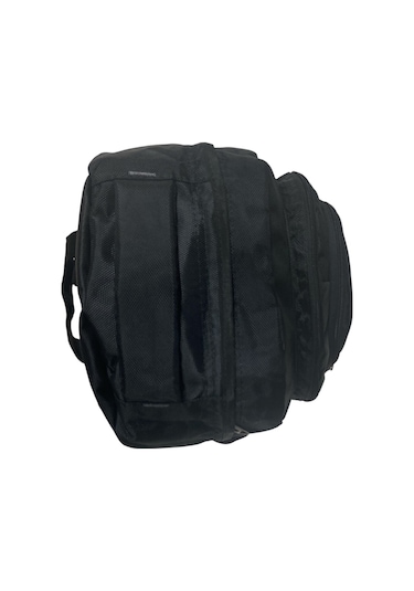 Su Geçirmez Ortopedik Çok Bölmeli Laptop Gezi Seyahat Kamp Dağcı Sırt Çantası Büyük 35cmx55cm Siyah