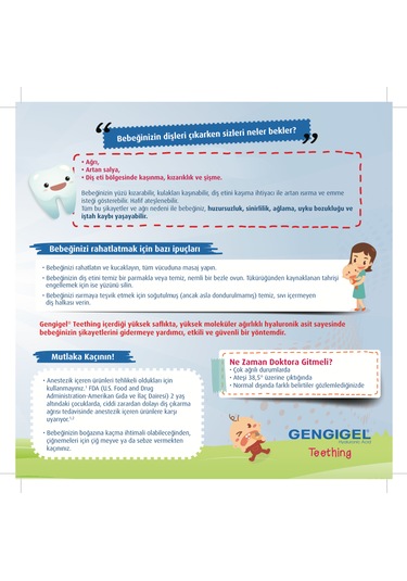Gengigel Teething Jel Diş Çıkarma Jeli 20 Ml
