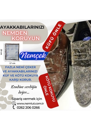 Nemçek Nem Alıcı Tutucu Rutubet Giderici Önleyici Korozyon Önleyici Koku Giderici 250 GR X (10 Paket)