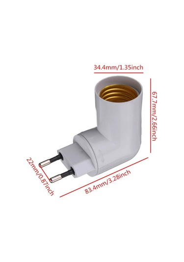 Kosona Beyaz Ateş Engelleme Pbt Pp'den E27'a Led Ampul Bağıcı Dönüştürücü Uyumlu Tutucu Beyaz