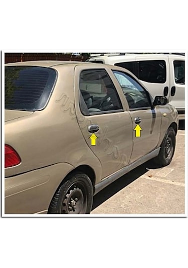 Db Chrome Fiat Albea Kapı Kolu Nikelajı 2002-2012 4 Kapı P.Çelik