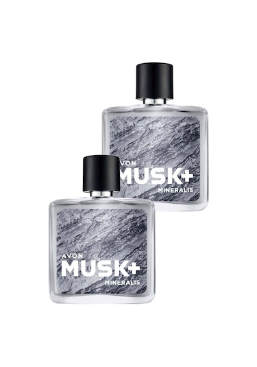Avon Musk+ Mineralis Erkek Parfüm EDT 2 x 75 ML